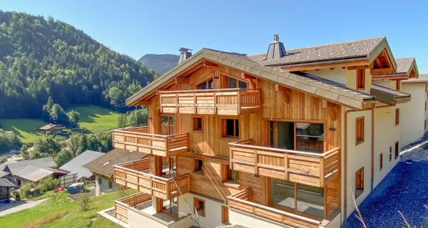 Programme neuf "Chalets Angelus", La Clusaz, Agence Gobert Immobilier