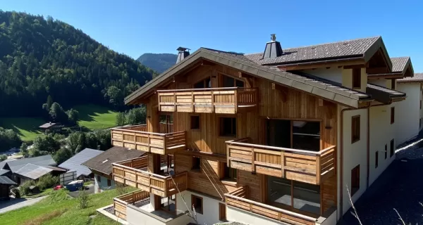 Programme neuf "Chalets Angelus", La Clusaz, Agence Gobert Immobilier